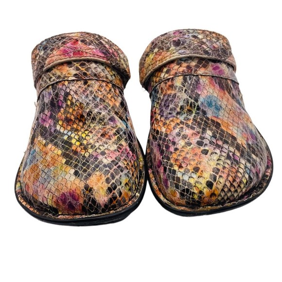 NURSE MATES GALA 256259 PILLOW TOP WOMEN'S SLIP RESISTANT NURSING CLOGS SZ 6.5 - Picture 4 of 10